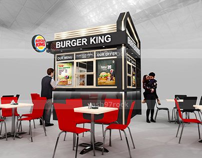 Burger Kiosk Design, Burger Kiosk, Kopi Shop, Burger Street, Street Food Stall, Big Kahuna Burger, Interior Design Exhibition, Big Kahuna, Food Kiosk