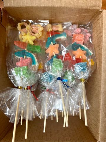 Mermaid Candy Kabobs, Mermaid Party Candy Table, Under The Sea Birthday Treats, Under The Sea Candy Bar, Under The Sea Candy Table, Under The Sea Birthday Party Favors, Under The Sea Favors, Under The Sea Goodie Bags, Under The Sea Treats