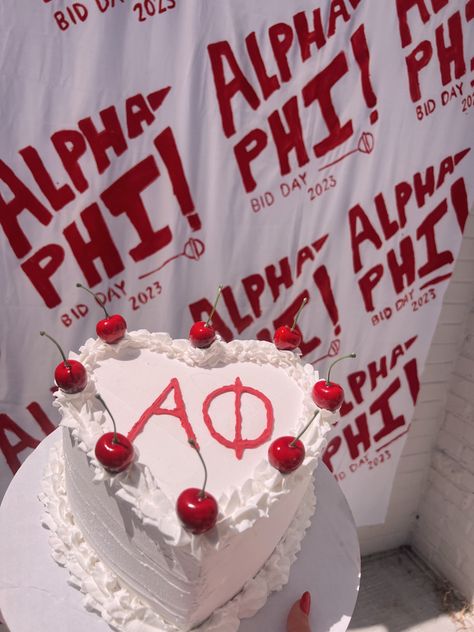 Cherry On Top Bid Day, Valentines Sorority, Alpha Phi Bid Day, Flower Picnic, Membership Ideas, Cherry Theme, Fall Wedding Trends, Sorority Themes, Recruitment Themes