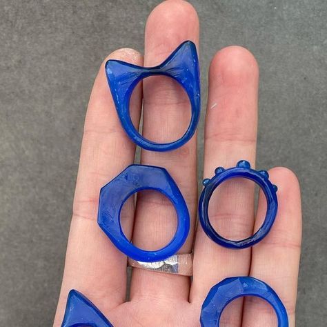 Katie Morgan | Silversmith on Instagram: "Excited to see these wax rings turned into silver using lost wax casting technique!  Each one has been hand carved by myself" Lost Wax Ring, Wax Ring Carving Ideas, Wax Jewelry, Wax Carving Jewelry, Wax Ring, Wax Carving, Carving Ideas, Wax Casting, Lost Wax Casting