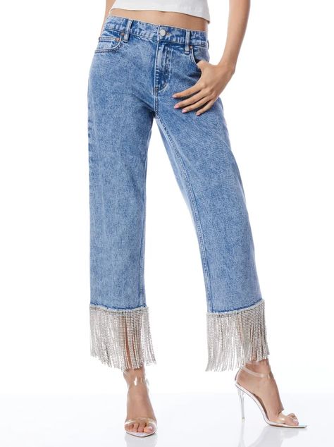 Mavely Best Boyfriend, Alice And Olivia, Hem Jeans, Boyfriend Style, Waist Jeans, Alice Olivia, Denim Wash, Jeans Style, High Waist Jeans