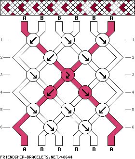 Mini Heart Bracelet Pattern, Small Heart Bracelet Pattern, Simple Thread Bracelet Patterns, Boho Friendship Bracelets Pattern, Heart Friendship Bracelet Pattern, Simple Bracelet Patterns, Cute Bracelet Patterns, Heart Bracelet Pattern, Bracelet Template