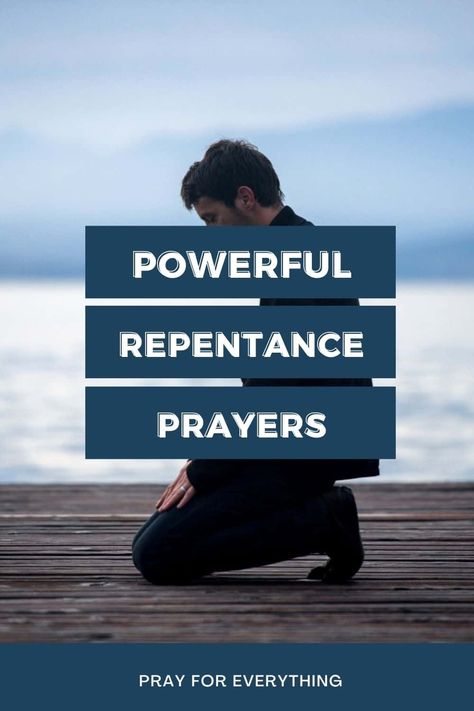 Repentance prayers should be a regular part of your daily prayer routine. Use these examples of praying for repentance in asking God for forgiveness. Prayers Of Repentance, Prayer Repentance, Prayer For Repentance, Prayers For Forgiveness, Repentance Prayer, Prayers For Forgiveness Of Sins, Prayer For Repentance Forgiveness, Repentance Prayer For Lust, Scriptures On Repentance