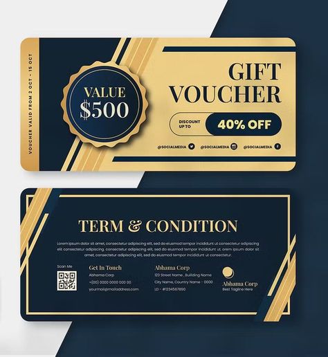 Luxury Voucher Design, Gift Voucher Design Ideas, Voucher Design Ideas, Gift Voucher Design Templates, Voucher Design Template, Gift Voucher Template, Gift Voucher Design, Nature Symbols, Voucher Template