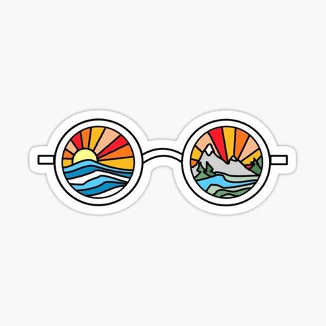 Hippie Glasses Sticker Stickers Hippie, Hippie Round Sunglasses, Groovy Stickers Printable, 60s Stickers Vintage, Hippie Glasses, Hippie Sunglasses, Hippie Stickers Zazzle, Retro Sunglasses, Enamel Pins