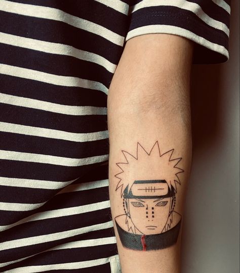 Pain Naruto Tatoos Ideas, Pain Tatoos Ideas Naruto, Places To Put Tattoos, Pain Tatoos Ideas, Tongue Tattoo, Naruto Theme, Pikachu Tattoo, Pain Naruto, Tattoo Anime