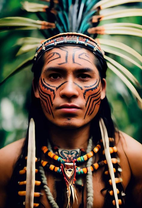 Mayan Makeup, Aztec Face Paint, Burning Man Makeup, Indian Face Paints, Small Halloween Tattoos, Native American Face Paint, Tattoos Face, Aztec Drawing, My Tattoos