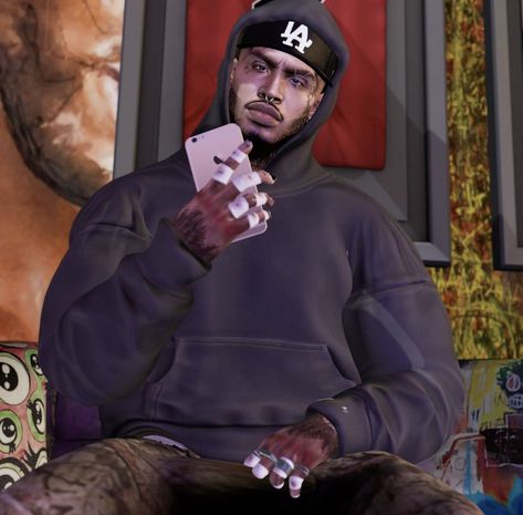 Second Life Avatar Men, Second Life Avatar Black, Black People Wallpaper, Gta Characters, Gta Photo, Avatar Black, People Wallpaper, Male Sims, Second Life Avatar