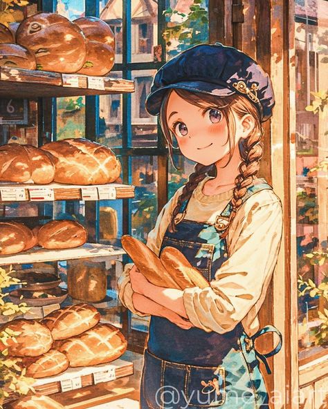 Anime Bakery Wallpaper, Bakery Aesthetic Anime, Anime Cafe Background Aesthetic, Anime Cafeteria Background, Manga Cafe, Anime Cafe Japan, Anime Cafe Scenery, True Love Wallpaper, Foodie Art