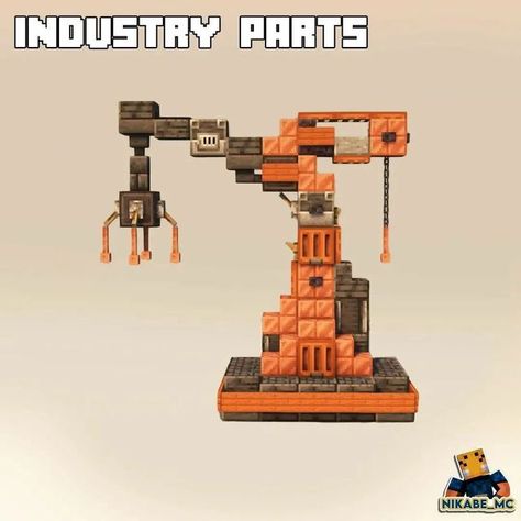 Minecraft Mechanical Builds, Minecraft Ruined City, Minecraft Robot Build, Minecraft Robot, Minecraft Industrial, Building Blueprints, Minecraft Fabric, Minecraft Base, Minecraft Steampunk