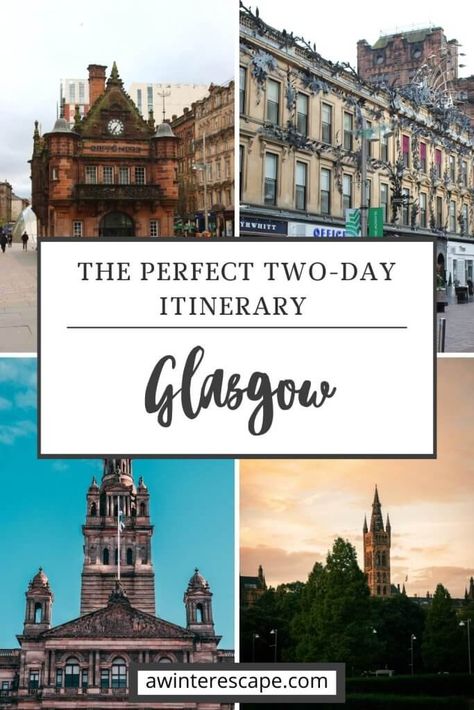 The Perfect Two-Day Glasgow Itinerary - A Winter Escape Glasgow Itinerary, Weekend Packing List, Glasgow Botanic Gardens, Riverside Museum, Scottish Dishes, Weekend Packing, Winter Packing List, Scotland Trip, Eat And Drink