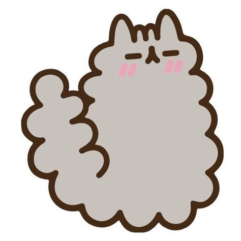 Pusheen Wallpaper, Pusheen Stormy, Pusheen Stickers, Pusheen Cat, Cat Cafe, Kawaii Doodles, Kawaii Cat, Line Sticker, Pusheen