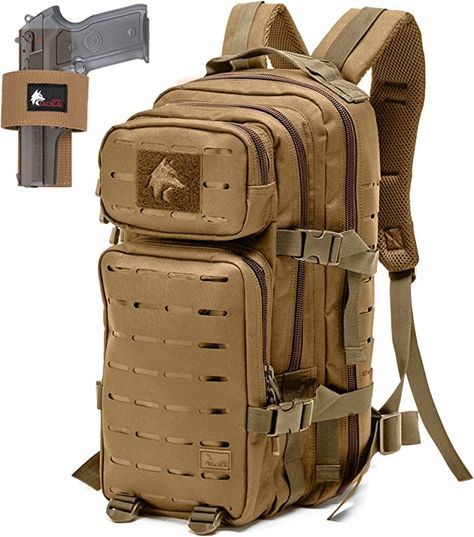 AmazonSmile : WOLF TACTICAL Molle Backpack Small Tactical Backpack Small Concealed Carry Backpack CCW Backpack Bug Out Bag 24L EDC Daypack : Sports & Outdoors Small Tactical Backpack, Molle Backpack, Tactical Backpack, Bug Out Bag, Small Backpack, Backpack Bags, Medium Size, Carry On, Backpacks