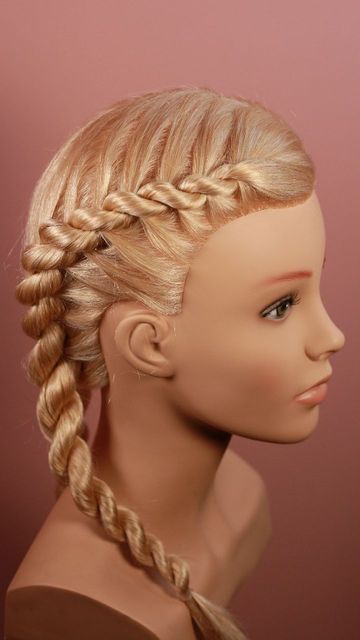 Bob Haircut Square Face, Dutch Rope Braid, Rope Hairstyles, French Rope Braid, Starburst Braid, Braided Twists, Braid Rope, Rope Braids, Girly Hairstyles