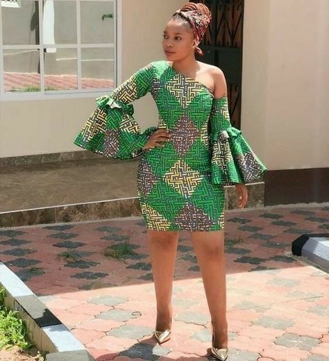 Kitenge Designs Dresses, Nigerian Dress Styles, Kitenge Designs, Ankara Short Gown Styles, Styles Hairstyles, Ankara Dress Styles, Best African Dresses, Short African Dresses, African Fashion Skirts