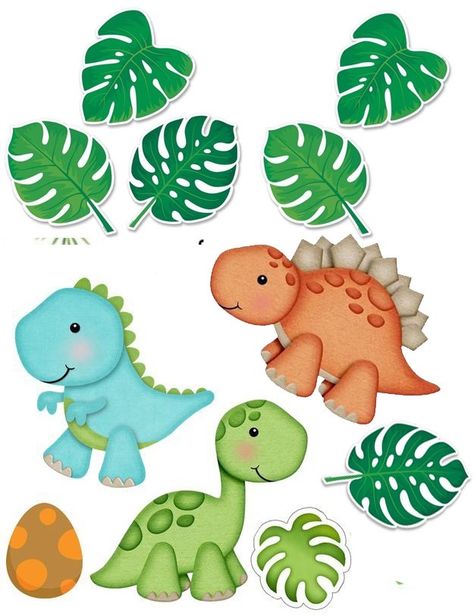 Baby Birthday Quotes, Dinosaur Topper, Dino Cake Topper, Topper Dino, Baby Dinosaur Party, Dino Birthday Cake, Dinosaur Cake Topper, Animal Birthday Cakes, Dinosaur Birthday Party Decorations