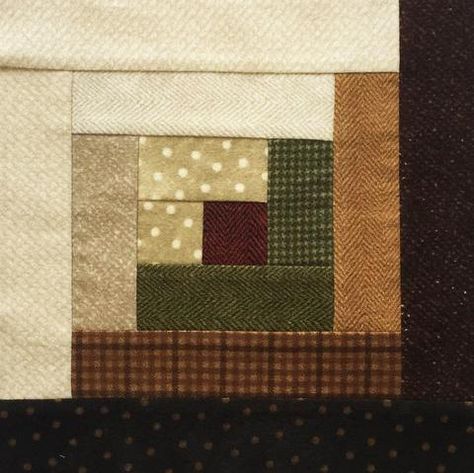 Log Cabin Block, Fall Quilt Patterns, Fresh Cuts, Block Quilt, Maywood Studios, Fall Quilts, Log Cabin Quilt, Scrappy Quilt, Quilt Kit