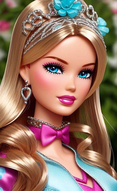 #barbie #barbiecore #pink #kawaii #fashion #aesthetic #originalcharacter #originalart #original #art #artwork Anime Barbie, Cartoon Barbie, Original Barbie, Barbie Pics, Barbie Pictures, Barbie Artwork, Pink Barbie, Baby Girl Party Dresses, Mickey Mouse Images