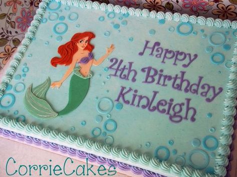 Mermaid Sheets, Ariel Cake, Ariel Birthday Party, Little Mermaid Birthday Party, Ariel Party, Little Mermaid Cakes, Mermaid Birthday Cakes, Ariel Birthday, Little Mermaid Party