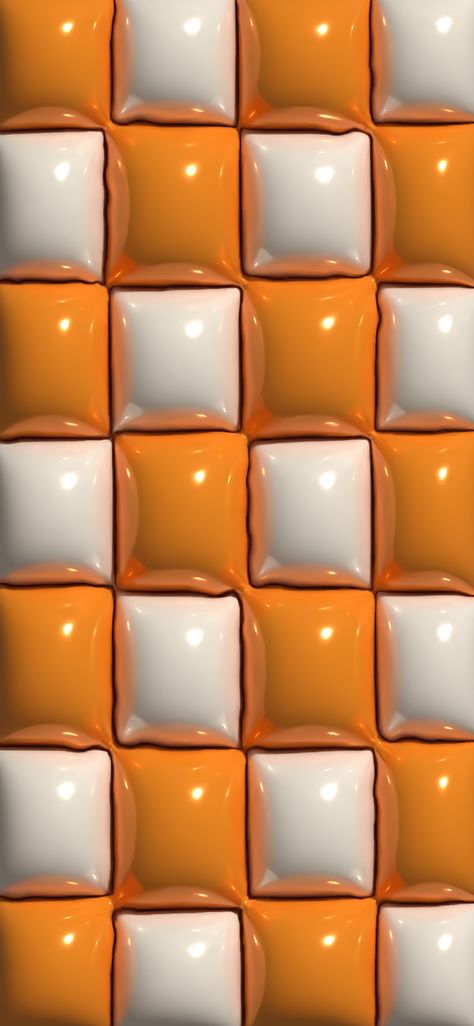 3d wallpaper Orange 3d Wallpaper, 3d Wallpaper Ideas, Inflated Wallpapers, Geometric Wallpaper Hd, Bubble Wallpaper, 3d Wallpaper Design, Jelly Wallpaper, Rosé Png, 3d Wallpapers