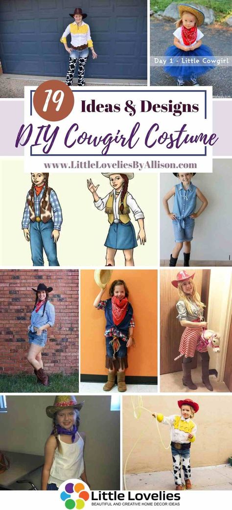 Have you ever wanted to dress up like a cowgirl but didn’t know how to? Dressing as a cowgirl is a lot interesting. It reminds you of the countryside where a woman herds and tends cattle on a ranch. This is mostly seen on the western side of the United States of America. In this article, I have put together a couple of DIY cowgirl costume ideas that you can easily DIY from the comfort of your home. #Cowgirl Diy Cowgirl Outfit For Women, Cowboy Diy Costume, Cowboy Costume Diy, Diy Cowgirl Costume For Women, Diy Cowgirl Outfit, Diy Cowgirl Costume, Cowboy Costume Women's, Cowgirl Costume Ideas, Diy Cowboy Costume