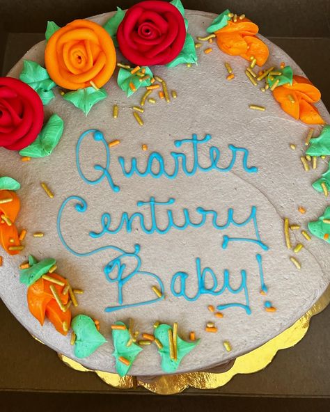 QUARTER CENTURY BABYYYY 👑🍾✨🎊 Huge thank you to everyone in my life who went out of their way to make time for my special day 💋 see y’all for round 2 tomorrow 😏🥳 #toooldforleo #quartercentury #friends #family #cake #taurus #birthday #party #oldferrylanding #porchparty #hotpot #hamstergram #mochi Taurus Birthday Party, Quarter Century Birthday, Porch Parties, Taurus Birthday, Family Cake, Make Time, In My Life, Mochi, Special Day