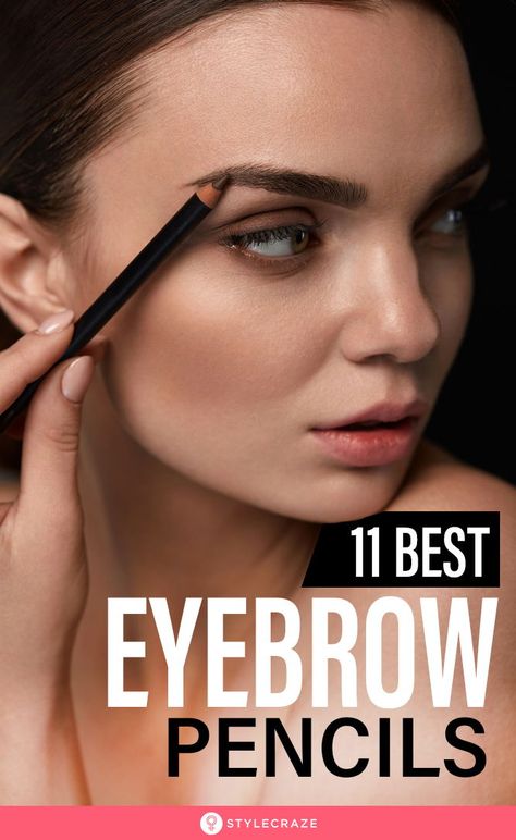 11 Best Eyebrow Pencils: We’ve put together the 11 best eyebrow pencils that will do wonders for your brows. You will stay fully committed to your simple yet effective brow routine with these staples. Read on to find out more! #Eyebrows #EyebrowPencils #Makeup #MakeupTips #MakeupIdeas Best Waterproof Eyebrow Pencil, Best Drugstore Eyebrow Pencil, Best Eyebrow Pencil, Feathered Eyebrows, Grey Eyebrows, Best Eyebrow Pencils, Draw Eyebrows, Eyebrow Makeup Products, Brow Routine