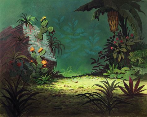 Jungle Background Art for the 1967 Movie Jungle Book – Jungle Book Master Study, Jungle Background, Jungle Book Disney, Deco Jungle, Animation Disney, Jungle Scene, Jungle Illustration, Jungle Art, Book Background