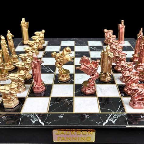 There are 3 Different Variants in the Wizard Chess set produced by FuMe:

- Only Pieces (Metal)

- Big Board + Pieces ( Metal )

- Small Board + Pieces ( Metal )


Wizard
Board Dimensions in Respect of Chess Set:

Small Chess Board: 11.8 X 11.8 Inches
Large Chess Board: 14.1 X 14.1 Inches Wizard Chess Set, Wizard Chess, Big Board, The Wizard, Chess Set, Metal Material, Chess Board, Name Plate, Chess