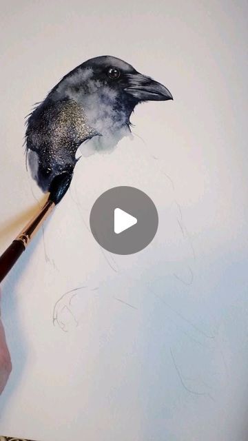 Painting Birds, Paintings Tutorials, Art Demo, Birds Art, Make Your Own Card, Watercolor Paintings Tutorials, Watercolour Art, Reference Photos, Painting Tutorial