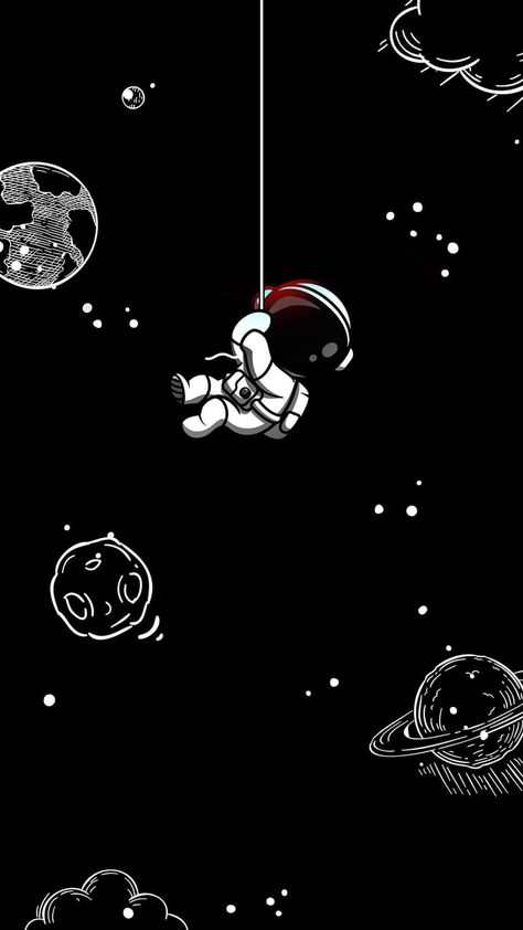 Iphone Wallpaper Astronaut, Misc Wallpapers, Iphone Wallpaper Elegant, Iphone Background Inspiration, Moon And Stars Wallpaper, Simplistic Wallpaper, Iphone Wallpaper Cat, Iphone Wallpaper Lights, Iphone Dynamic Wallpaper