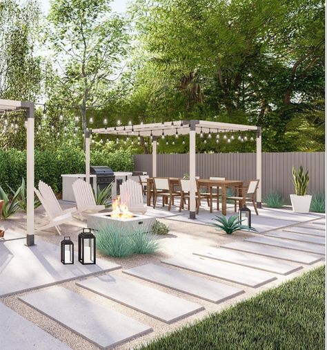 Backyard Transformation, California Backyard, Winter Park Florida, Backyard Renovations, Home Decor Garden, Backyard Remodel, Patio Shade, Backyard Inspiration, Modern Backyard