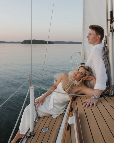 Engagement shoot of my DREAMS ✨ @toriegortsema & @ajrier you are a work of art 🫶🏼 Engagement Photos On A Boat, Sailboat Engagement Photos, Sailboat Engagement Pictures, Sailboat Proposal, Irish Wedding Vows, Sailboat Engagement, Irish Wedding Traditions, Wedding Vows Renewal, Irish Culture