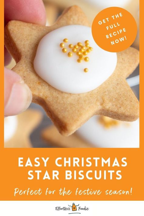 Christmas star biscuit. Star Biscuits, Christmas Recipes Dinner Main Courses, Icing Glaze, Healthy Christmas Recipes, Christmas Breakfast Recipe, Vegetarian Christmas, Best Christmas Cookie Recipe, Christmas Punch Recipes, Afternoon Tea Recipes