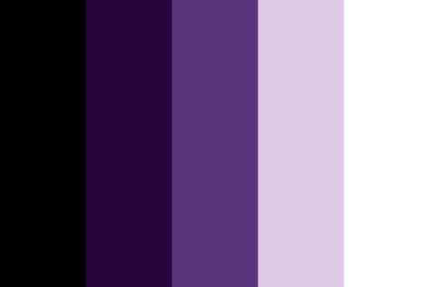 Never and Always color palette Lavender And Black Color Palette, Purple And Black Colour Palette, Black Violet Aesthetic, Black White Purple Color Palette, Purple And Black Palette, Grey Purple Color Palette, Black Purple Color Palette, Black And Purple Color Palette, Purple And Black Color Palette