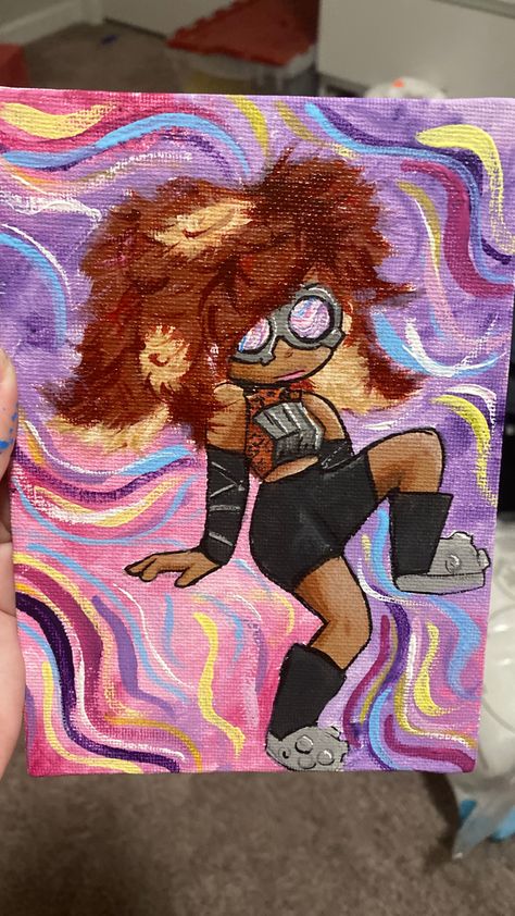 Splatoon Fuzzy Octoling, Splatoon Painting, Octarian Army, Fuzzy Octoling, Enemy Octoling, Sanitized Octoling, Painting Trippy, Silly Splatoon, Pearl And Marina