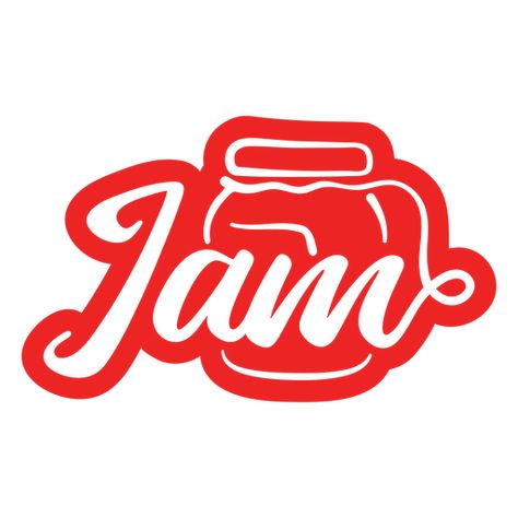 Homemade jam cut out PNG Design Icon Jam Png, Jam Logo Design, Jam Graphic Design, Jam Illustration, Jam Clipart, Jam Cartoon, Jam Label, Homemade Jam, Design Ad