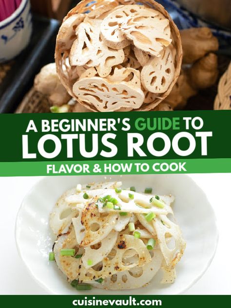 Lotus Root Recipe Japanese, Lotus Flower Recipe, How To Cook Lotus Root, Lotus Roots Recipe, Lotus Root Salad, Lotus Root Recipes, Xishuangbanna China, Lotus Root Chips, Lotus Recipes