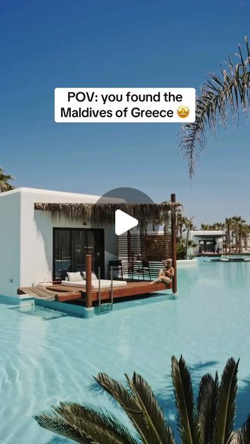 Epic Stays | Top Airbnbs & Hotels on Instagram: "POV: You found the Maldives of #Greece 🤩 

📍Stella Island Resort & Spa in #Crete 

🎥 @stellaislandcrete 
#greecetravel #greecehotel" Stella Island, Greece Hotels, The Maldives, Island Resort, Greece Travel, Crete, Resort Spa, Maldives, Greece