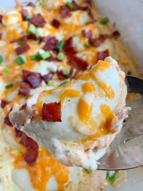 Baked Perogy Casserole Baked Perogies Frozen, Perogies Crockpot Recipe, Oven Baked Perogies, Recipes Using Perogies, Pierogi Dishes, Perogies Casserole, Perogies Recipes, Perogi Casserole, Perogy Casserole