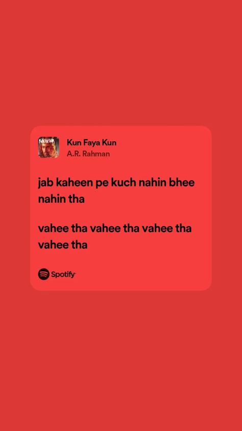 Kun Faya Kun Lyrics, Kun Faya Kun Lyrics Aesthetic, Motivational Song Lyrics, Hindi Song Lyrics, Songs For Boyfriend, Desi Music, Kun Faya Kun, Hindi Love Song Lyrics, Hindi Lyrics