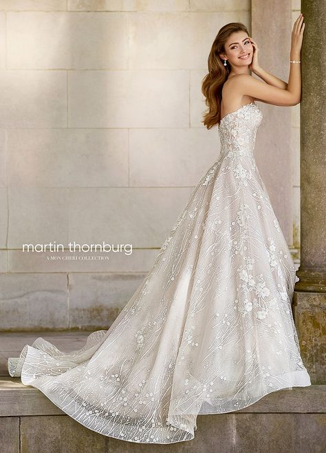 Mon Cheri Bridal, Martin Thornburg, Popular Wedding Dresses, Princess Bridal, White Wedding Dress, Trendy Wedding Dresses, Sweetheart Wedding Dress, Dress Shopping, Wedding Dresses Strapless