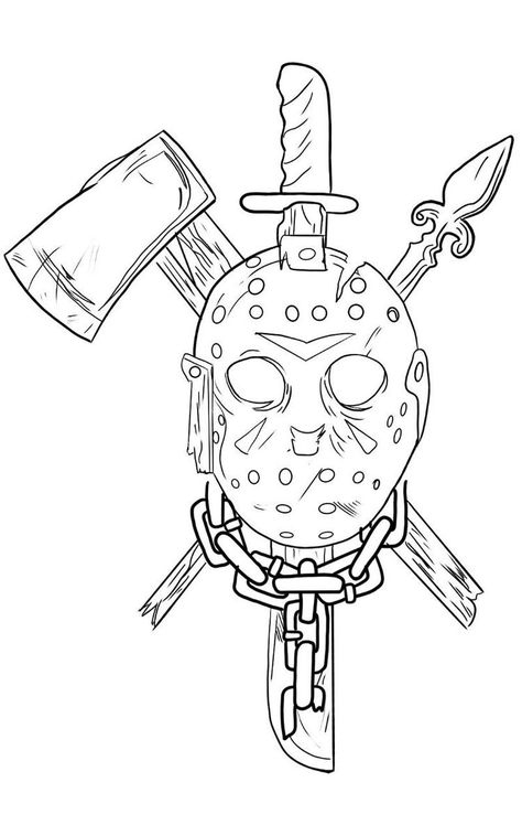 Horror Tatoos Ideas, Tattoo Designs Drawings Sketches Ideas Men, Halloween Tattoo Outline, Rick And Morty Svg, Tattoo Outline Drawing Stencil Ideas, Horror Tattoos, Horror Movie Tattoos, Horror Drawing, Movie Tattoos