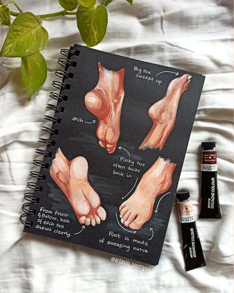 Anatomy Painting Acrylic, Gauche Painting, Black Art Painting, Gouache Art, Sketchbook Ideas, Random Art, Gouache Painting, Art Book, Black Art