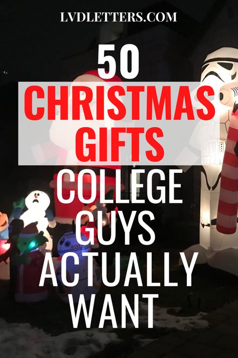 this is seriously the best list of christmas gifts for college guys! genius christmas gifts ideas for teen boys that they actually want!! you guys need to check this out! Xmas Gifts For College Students, Best Christmas Gifts For College Boys, Teen Guy Gifts For Christmas, Christmas List Ideas 2023 College, Gifts For College Boyfriend, College Guy Christmas Gifts, Best Gifts For College Boys, Guys Christmas List, College Guy Gift Ideas