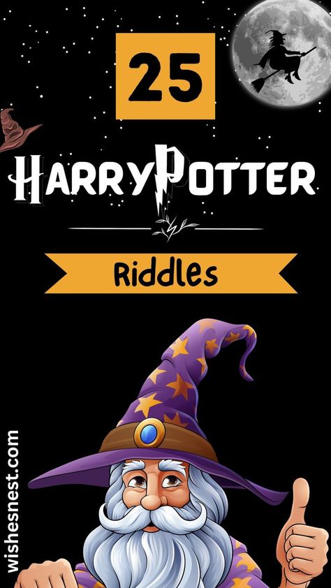 "🧙‍♂️✨ Unravel the magic with these 25 mind-bending Harry Potter riddles! Perfect for wizards, witches, and Muggles alike, these riddles will challenge your knowledge and wit. Are you ready to test your Hogwarts smarts? 🔮📚 Explore our blog for more enchanting Harry Potter content and riddles that will keep you guessing! Harry Potter Riddles And Answers, Harry Potter Math Activities, Harry Potter Games For Kids, Harry Potter Magic Spells, Harry Potter Christmas Party, Halloween Riddles, Harry Potter Riddles, Harry Potter Puzzle, Tricky Riddles