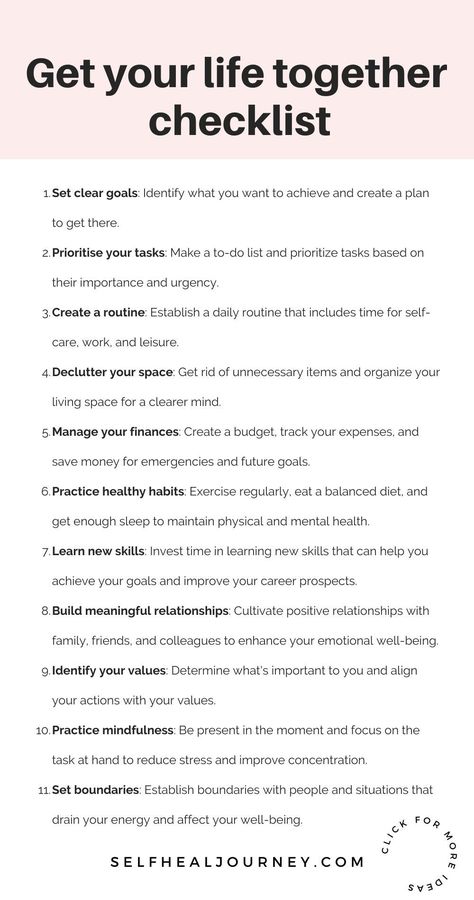 Looking for a roadmap to creating your dream life? Read this 'Get Your Life Together' list to get an idea on what goals to start working on in the 7 areas of life so that you can create a plan of action to reach them. How To Reach Goals, Dream Life Planning, How To Create A Life Plan, Future Life Plan, My Future Plans Life, 7 Areas Of Life Goals, Goal Areas Of Life, How To Restart Your Life Tips, Self Care Action Plan