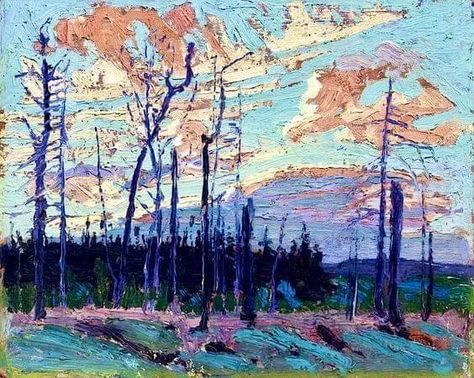 Canadian Painting, Tom Thompson, Group Of Seven Art, Group Of Seven Paintings, Tom Thomson Paintings, Tom Thomson, Art Gallery Of Ontario, Emily Carr, Favorite Paintings