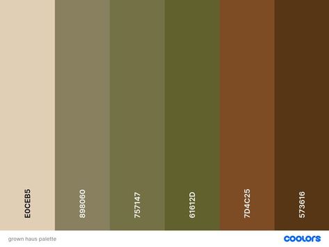 Wood Green Color Palette, Olive Green And Wood Color Palette, Green And Wood Colour Palette, Wooden Colour Palette, Walnut And Green Interior, Olive Green Home Decor Colour Palettes, Timber Colour Palette, Sage Green And Walnut Kitchen, Olive Green Paint Palette