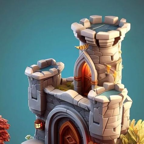 3D Zbrush Modelling on Instagram: "A perfect castle 🏰 . DM for all your 3D model and animation needs. 💻 . Made by: @filippo.bello 🎨" . #3dmodeling #castle #war #wars #designinspiration" Inspo Board, Zbrush, Instagram A, Castle, Design Inspiration, On Instagram, Instagram